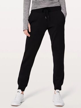 lululemon athletica Ready to Rulu Black Drawstring Joggers